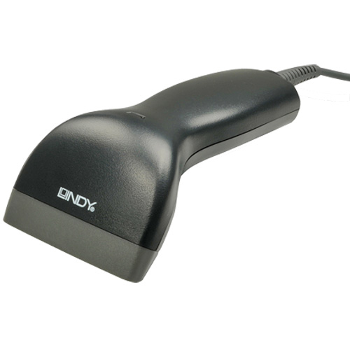 Lindy 20767 barcode reader Handheld bar code reader CCD Black
