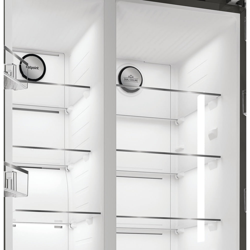 Hotpoint HPG2 6592 XP4UK Frost Free American Fridge Freezer - Silver - E Rated, Silver - image 7