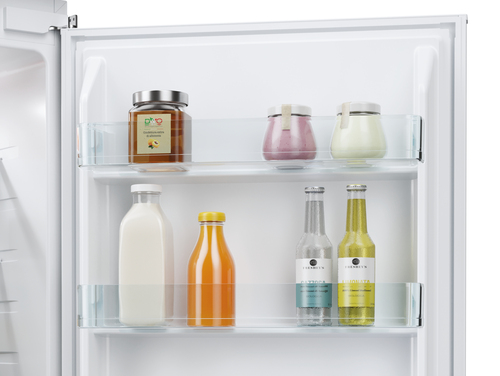Candy CB50N518EK 177cm 50/50 Integrated Total No Frost Fridge Freezer with Sliding Door Hinge - White - E Rated, White - image 5