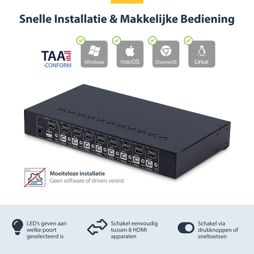 STARTECH 8-Port HDMI KVM Switch, afbeelding 7