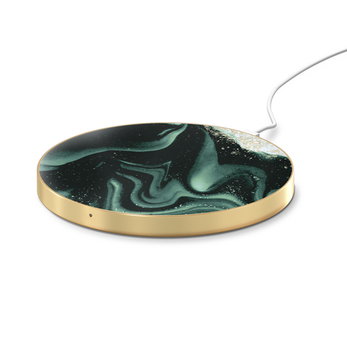 iDeal of Sweden Fashion Wireless Charger Golden Olive Marb – image 2