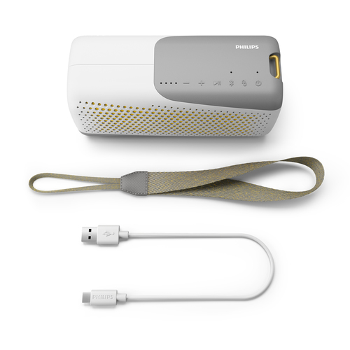 Philips TAS4807 Audio Wireless Bluetooth Waterproof IP67 Speaker in White White - image 2