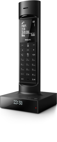 Philips Faro M7751B/38 telephone DECT telephone Caller ID Black