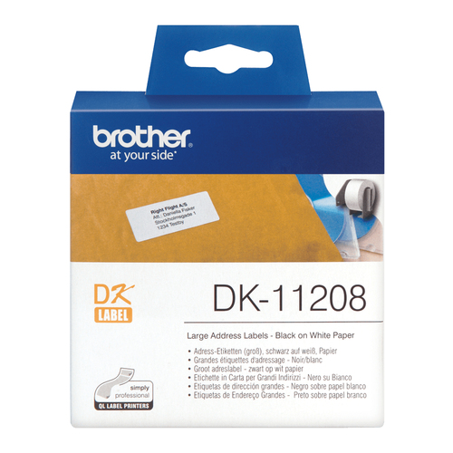 Original Brother DK11208 QL Large Address Labels - image 3