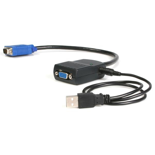 StarTech.com Duplicador Divisor de Vídeo VGA 2 puertos Compacto Alimentado por USB - Cable Splitter