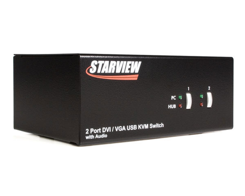 StarTech.com 2 Port DVI/VGA USB KVM Switch