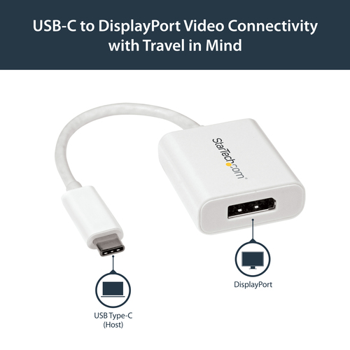 StarTech.com USB C to DisplayPort Adapter - 4K – image 5