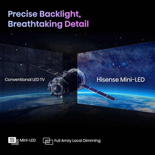 Hisense 85U7K TV 2.16 m (85") 4K Ultra HD Smart TV Wi-Fi Black 1000 cd/m² – image 8