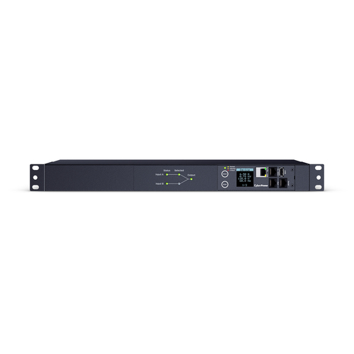 PDU CONMUTABLE CYBERPOWER PDU44001 RACK 1UR 15A / 100-120V / 50-60HZ / SALIDAS 10X NEMA 5-15R - PDU44001