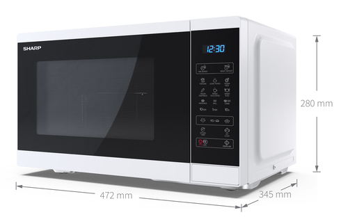 Sharp YCMG252AEW microwave White Solo microwave Countertop – image 5