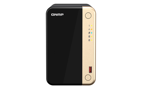 NAS QNAP TS-264-8G /2 BAHIAS NUCLEO CUADRUPLE HASTA 29 GHZ 8 GB EN RAM /2 LAN 25 GBE/USB 32 X2/SATA/HOT-SWAP/ SIN DISCOS/ HDMI 20/ HASTA 40 TB/ CELERON N5095 TS-264-8G-US - TS-264-8G-US