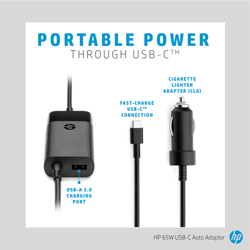 HP 65W USB-C Auto Adapter – image 5