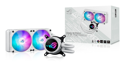Asus Rog Strix LC Iii 240mm Argb Intel/Amd Aio Liquid CPU Cooler - White - image 7