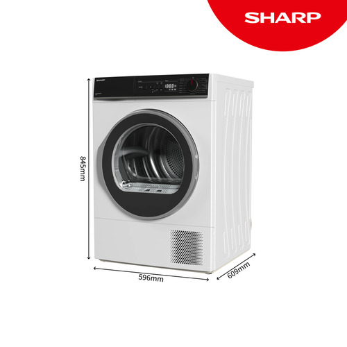 Sharp KD-NHA0S6GW1D-EN tumble dryer – image 2