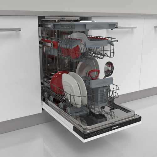 Sharp QW-GS53I443X-DE Fully built-in 10 place settings – image 4