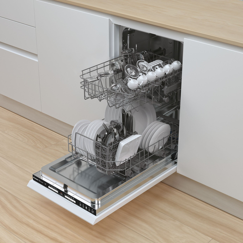 Candy Brava Cdih 2L952-80 Integrated Slimline Dishwasher - Black Control Panel with Fixed Door Hinge Kit - E Rated, Black - image 3
