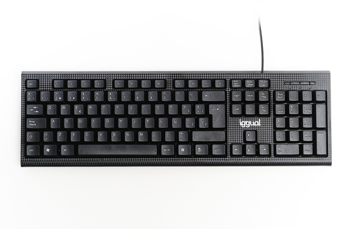 iggual CK-BUSINESS-105T keyboard Office USB QWERTY Black – image 4