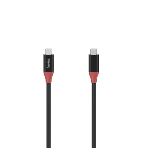 Hama 00200658 USB кабель USB4 Gen 3x2 0,8 m USB C 40 Gbit/s Черный