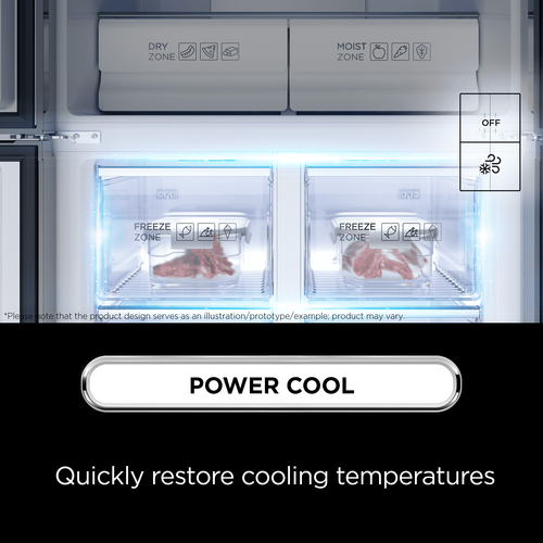 TCL RP318BSE1UK fridge-freezer Freestanding – image 6