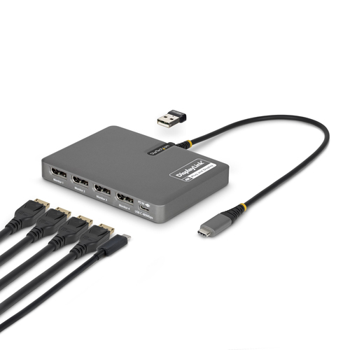 STARTECH 4-Port USB-C to DP Adapter