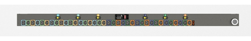 Vertiv Geist MNS3EHB1-36PNB8-5CS15A0A10-S-A power distribution unit (PDU) 36 AC outlet(s) 0U Black
