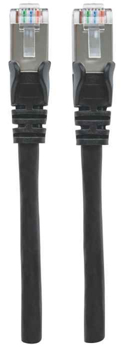 Intellinet Cable de Red Cat6a S/FTP, 30 cm, Negro imagen 4