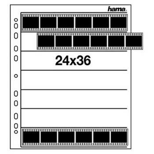 Product image: Hama Negative Sleeves, 24 x 36 mm, Glassine matt photo album 7 sheets