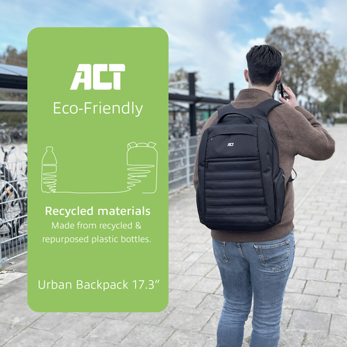 ACT Connectivity Urban laptop rugzak 17,3", afbeelding 2