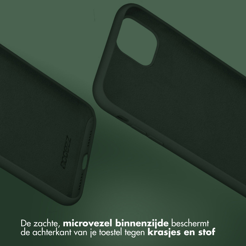Accezz Liquid Silicone Backcover Samsung Galaxy S24 Plus - Forest Green, afbeelding 6