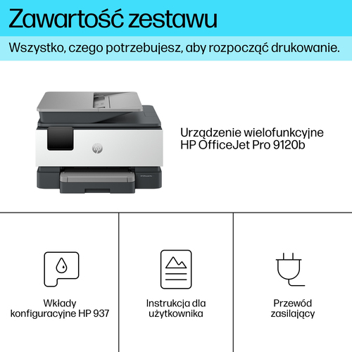 Urządzenie wielofunkcyjne atramentowe OfficeJet Pro 9120b Kolor All-in-One 4V2N0B