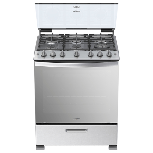 Whirlpool WFR5100S cooker Freestanding cooker Electric/Gas Gas Stainless steel