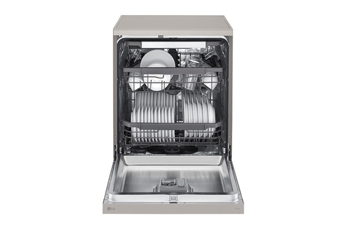 LG DF355FP 60cm Dishwasher in Silver 14 Place Setting C Rated QuadWash - image 3