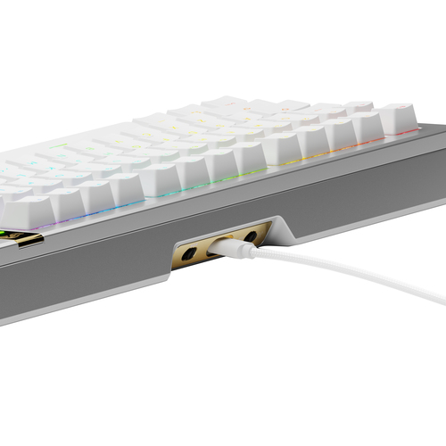 Glorious GMMK 3 PRO Hall Effect 75% Prebuilt Bedraad Zilver Toetsenbord, afbeelding 5