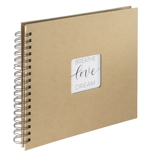 Hama Craft fotoalbum og arkbeskyttelse Brun 80 ark 10 x 15 Spiral indbinding