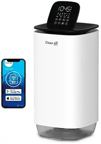 Clean Air Optima CA-808 smart Luchtbevochtiger Zwart, afbeelding 2