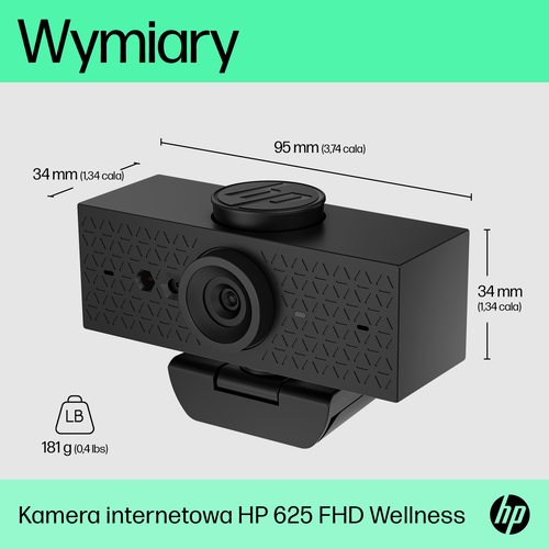 HP Inc. Kamera internetowa 625 FHD 6Y7L1AA