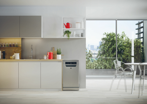 Hoover H-Dish 500 HF0C3SB0FX-80 Wifi Connected Slimline Dishwasher - Stainless Steel - C Rated, Stainless Steel - image 7
