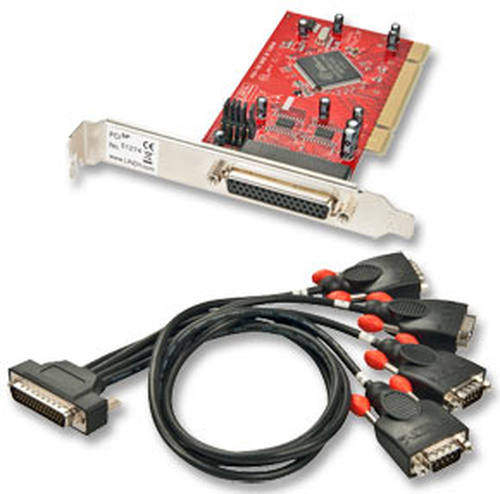Lindy 4-Port PCI Serial Card