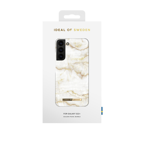 iDeal of Sweden Printed Case Galaxy S22P Golden Pearl Marble
