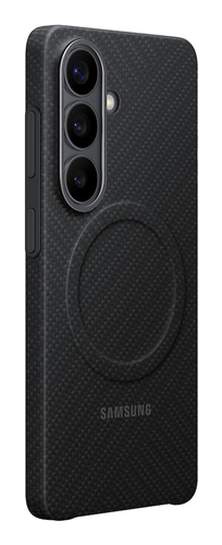 Samsung Galaxy S26 Carbon Back Cover met Magneet Zwart, afbeelding 2