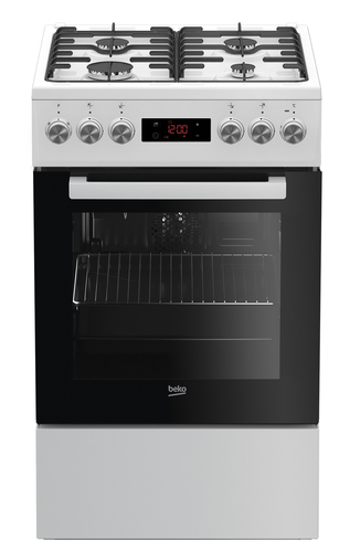 Beko FSE52320DWD cooker Freestanding cooker Electric Gas White