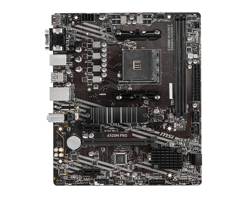Awd-IT Msi A520M Pro Amd Ryzen DDR4 M-Atx Motherboard - Socket AM4 - image 5