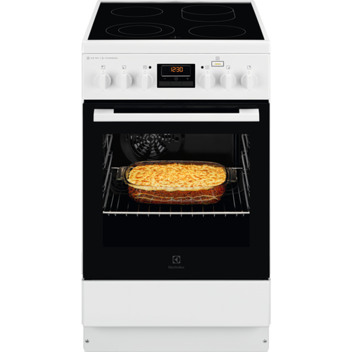 Electrolux LKR564200W cooker Freestanding cooker Electric Ceramic hob White