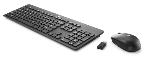 HP T6L04AA keyboard Mouse included Office RF Wireless QWERTY English Black – image 2