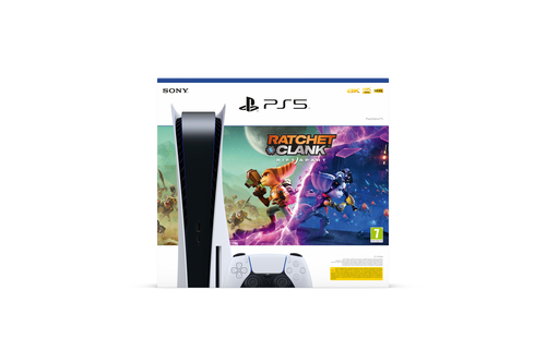Sony Interactive Entertainment PlayStation 5 + Ratchet & Clank Rift Apart 825 GB Wi-Fi Черный, Белый