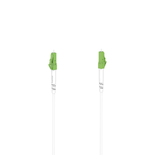 Product image: Hama 00200785 InfiniBand/fibre optic cable 9 m LC LC/APC Green, White