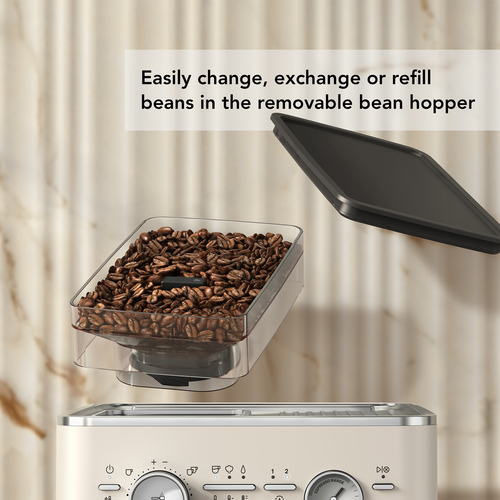 KitchenAid Semi Automatic Espresso Machine with Burr Grinder Porcelain - image 3