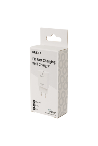 GRE8T GR8-CHAR-C20WW mobile device charger Universal White AC Fast charging Indoor – image 2