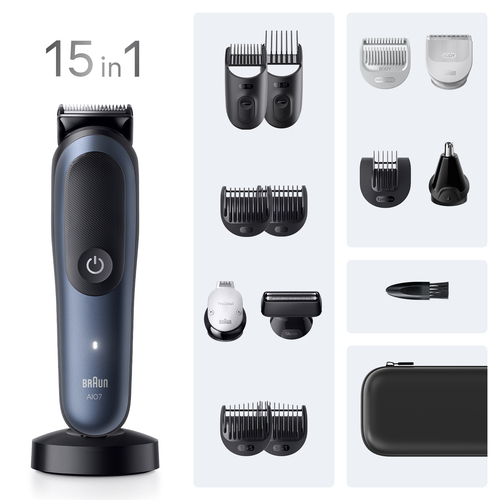 Braun All-in-One Series 7, AIO7580, 15-in-1 Grooming Kit – Blue, New - image 7