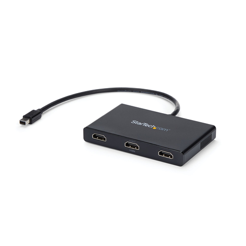 StarTech.com 3-Port Multi Monitor Adapter - Mini DisplayPort to HDMI MST Hub - Triple 1080p or Dual 4K